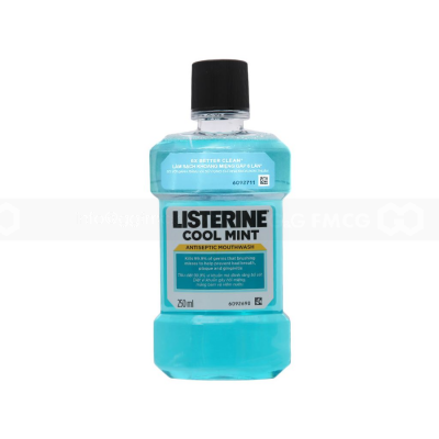 Wholesale Listerine Fresh Mint Mouthwash 250ml x 24 Bottles