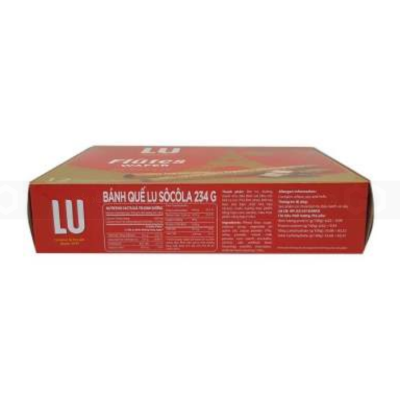 Lu Chocolate Wafer Roll 234g (19.5g x 12 Pack) x 12 Boxes