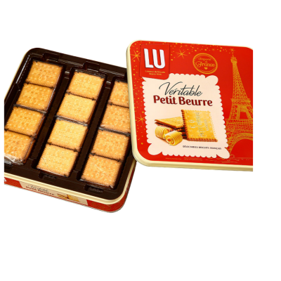 Wholesale Lu Veritable Petit Beurre Biscuit 600g x 10 Tin Boxs