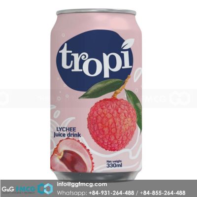 Tropi Passion Lychee Juice 330ml x 24 cans