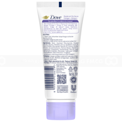 Wholesale Dove Deodorant Dry Serum Collagen + Omega 6 50ml x 24 pcs