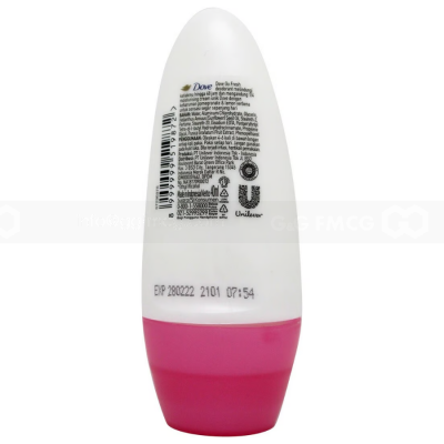 Wholesale Dove Deodorant Roll on Pomegranate 40ml x 24 tubes