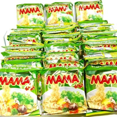 Mama Brand Oriental Style Instant Noodles Vegetable Flavour 60g x 30 Bags x 6 Boxes