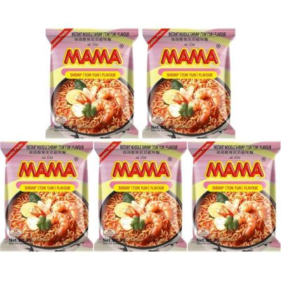 MaMa Instant Noodles Shrimp Tom Yum Flavour 90g x 24 Bags x 6 Boxes
