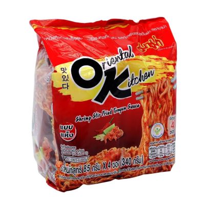 MaMa Dried Instant Noodles Oriental Kitchen Shrimp Stir Fried Tom Yum Sauce Flavour 85g x 24 Bags