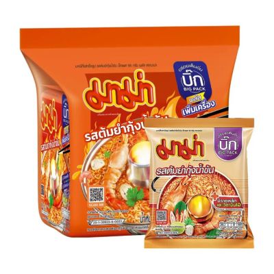 MaMa Instant Noodles Shrimp Creamy Tom Yum Flavour 90g x 24 Bags x 6 Boxes