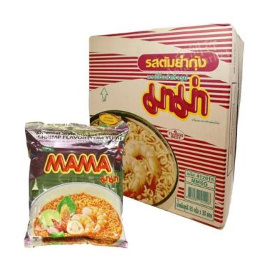 MaMa Instant Noodles Shrimp Tom Yum Flavour 55g x 30 Bags x 6 Boxes