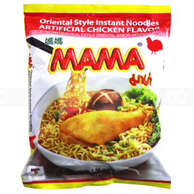 MaMa Oriental Style Instant Noodles Artificial Chicken Flavour 55g x 30 Bags x 6 Boxes