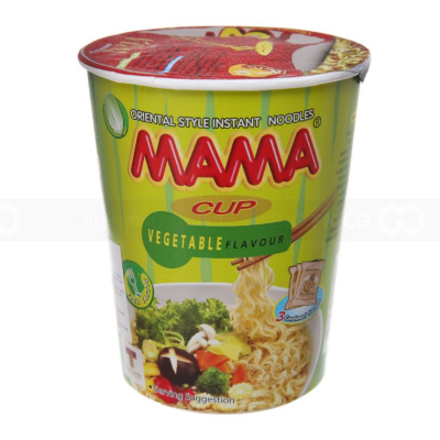 MaMa Instant Cup Noodles Vegetable Flavour 60g x 36 Cups