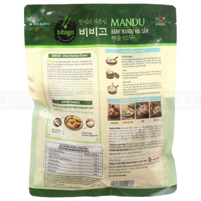Mandu with Seafood 350g (10 Pcs) x24 Bags