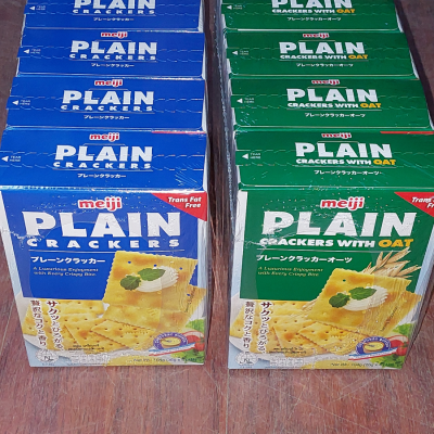 Meiji Plain with Oat Cracker 10g x 5 Box x 8 Blocks
