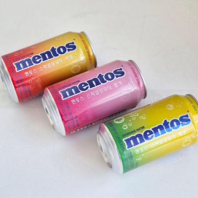 Wholesale Mentos Sparkling Water Lemon 355ml x 24pcs