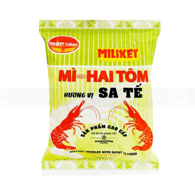 Miliket Instant Noodle With Satay 75g x 30 Bags (Halal)