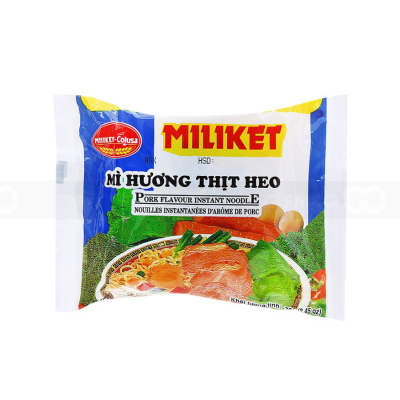 Miliket Pork Noodle 70g x 30 Bags