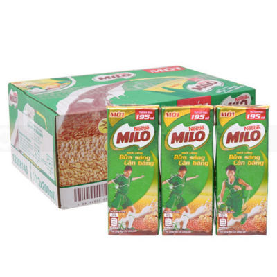 Wholesale Milo Breakfast Milk 180ml x 3 Boxes x 12 Blocks