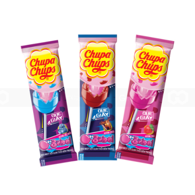 Chupa Chups Lollipops Big Babol Blueberry, Strawberry, Cola 432g