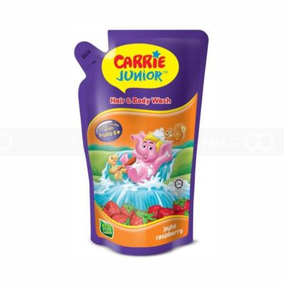 Carrie Junior Hair Body Wash Raspberry 500g x 12 bags