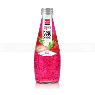 Rita Basil Seed Drink With Strawberry Flavour 290ml