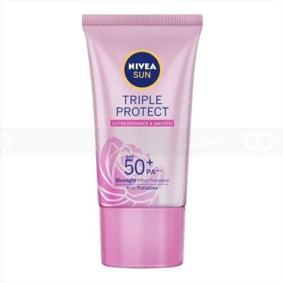 Wholesale Nivea Sun Hokkaido Triple Protect Extra Radiance & Smooth SPF50+ Pa+++ 40ml x 12 tubes