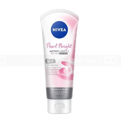 Nivea Women Pearl White MicroBubbles Deep Clean Clay Foam 5IN1 50g  x 24 Tubes