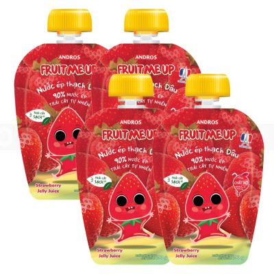 Fruit Me Up Strawberry Jelly Juice Bag 90g x 40 Bags