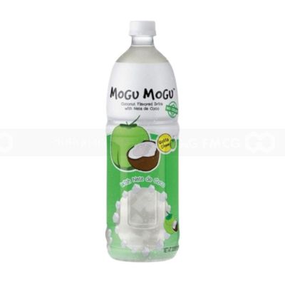 Mogu Mogu Coconut Flavored Drink With Natade Coconut 1L x 12 bottles