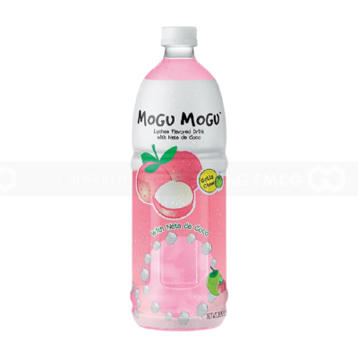 Mogu Mogu Lychee Flavored Drink With Natade Coconut  1L