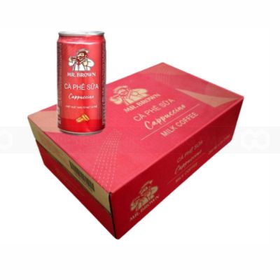 Mr Brown Cappuccino Iced Coffee 240ml x 24 Cans