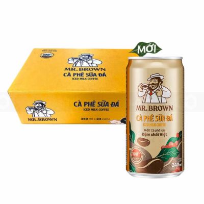 Mr Brown Iced Coffee Original Flavor 240ml x 24 Cans