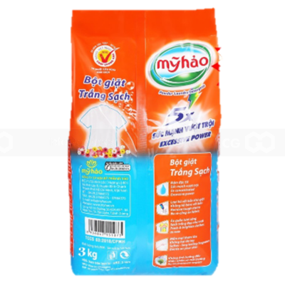 My Hao White Bright Detergent Powder 3Kg x 4 Bags
