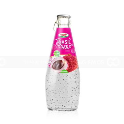 Nawon Basil Seed With Lychee 290ml x 24 Bottles