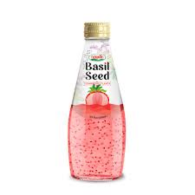 Nawon Basil Seed With Strawberry 290ml x 24 Bottles