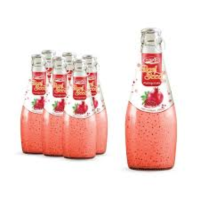 Nawon Basil Seed With Strawberry 290ml x 24 Bottles