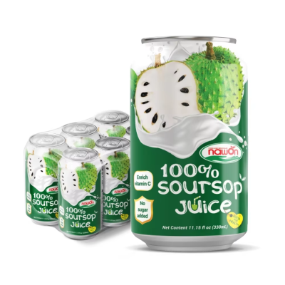 Nawon Soursop Fruit Juice 50% FRUIT JUICE WITH PULP 500ml
