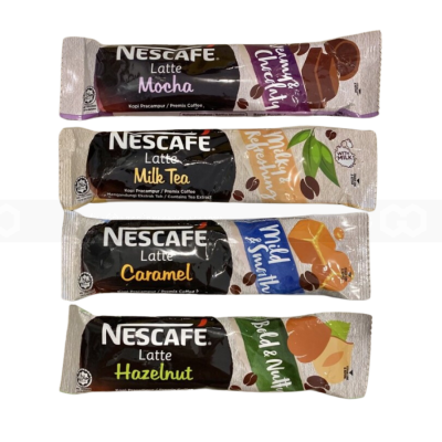 Wholesale Nescafe Latte 3in1 Hazelnut 24gr x 20 sticks x 24 bags