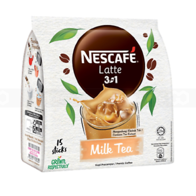 Wholesale Nescafe Latte 3in1 Milk Tea 25gr x 15 sticks x 24 bags