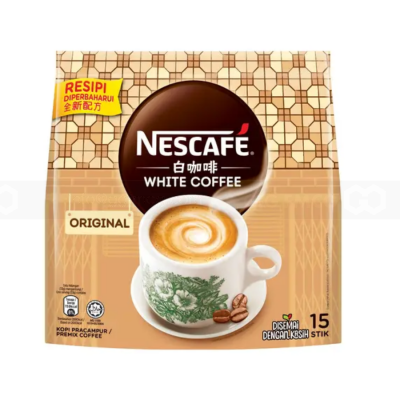 Wholesale Nescafe 3in1 White Coffee Original 33gr x 15 sticks x 24 bags