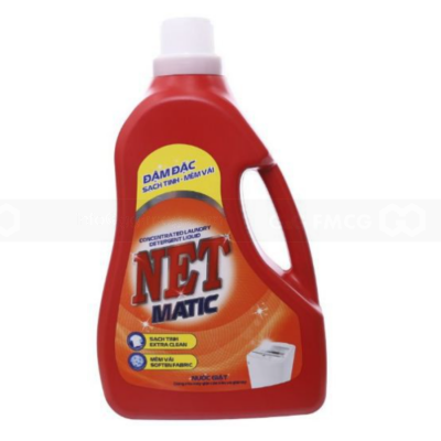 NET Matic Concentrate Detergent Liquid 3.6kg x 3 Bottles