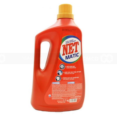 NET Matic Detergent Liquid 2.7kg x 4 Bottles