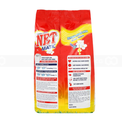 Net Matic Perfume Fragrance Detergent Powder 6kg x 2 Bags