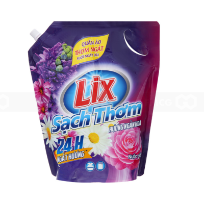 Lix Laundry Detergent with Thousand Flowers Fragrance 2.6kg x 4 Bags