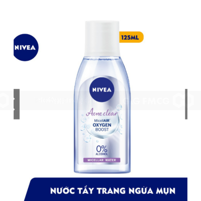 NIVEA Acne Care Micellair Oxygen Boost Micellar Water 125ml x 24 Bottles