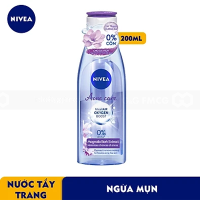 NIVEA Acne Care Micellair Oxygen Boost Micellar Water 200ml x 12 Bottles