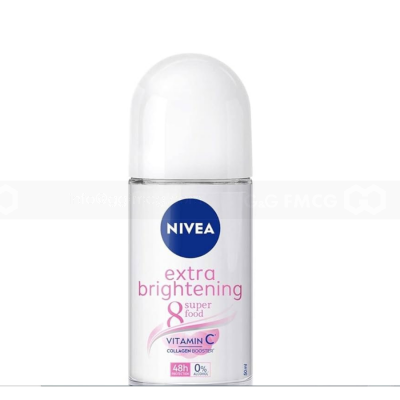 Wholesale Nivea Extra Brightening Deodorant Roll On  50ml x 24 tubes