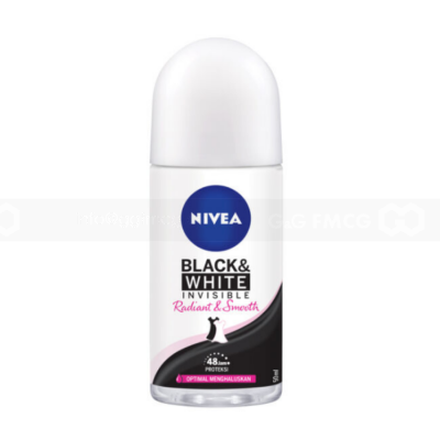 Wholesale Nivea Deodorant Roll On Women Dry Radiant & Smooth 50ml x 24 tubes