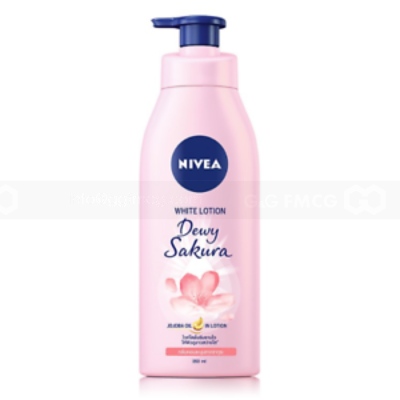 Nivea Dewy Sakura White Lotion 350ml x 12 Bottle