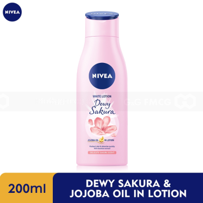 Nivea Dewy Sakura White Lotion 200ml x 24 Bottles