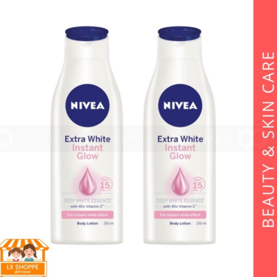 NIVEA Extra White Instant Glow Body Lotion 200ml x 24 Bottles