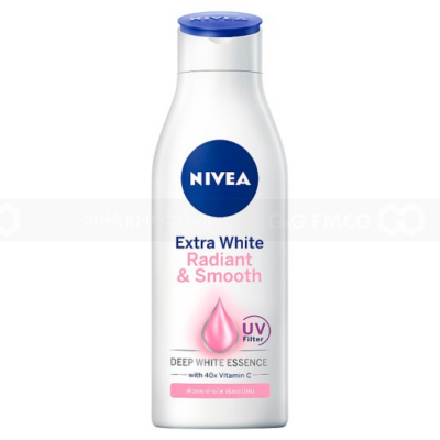 NIVEA Extra White Radiant & Smooth UV Filter Body Lotion 250ml x 24 Bottles