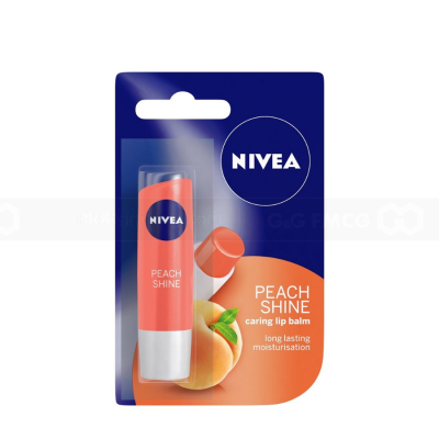 NIVEA Fruity Shine Peach Lip Care 4.8g x 24 Packs